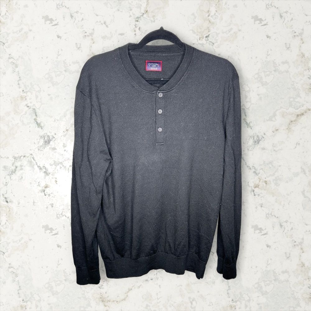 Untuckit 100% Extra Fine Merino Wool Sweater